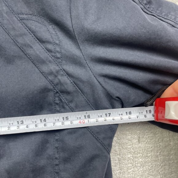 Y2K Diesel Moto Biker Jacket Women’s Size S Washed Navy Blue Zip Up Vintage - Picture 8 of 14